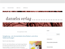 Tablet Screenshot of danielisverlag.de